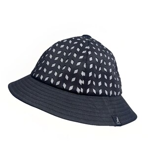 Kangol Black Bucket Size Large Hole Casual New image 1