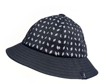 Kangol Black  Bucket Size Large Hole Casual  New