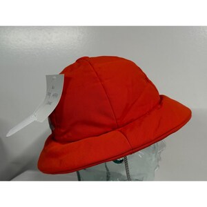 Kangol PUFFER Casual Bucket Hat Orange Cherry Quilted Large New Sample image 7