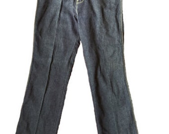 80's Sergio Valente High Waisted Indigo Denim Jeans size 6 24x31
