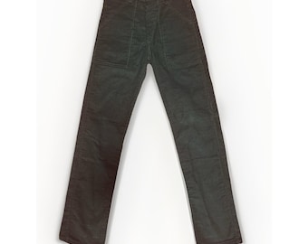 Madewell Jeans Gröna Manchesterjeans 1970-tals Student 16 Slim 28x30 Nya Med Etikett