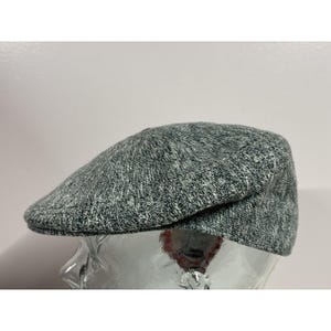 Kangol Flat Cap Hat Large Green & White Made in UK 502 Ventair Ivy Summer image 2