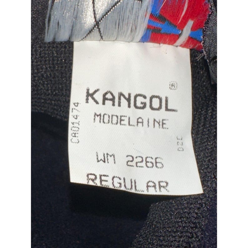 Vintage Kangol Blue Hat Wool Modelaine Bucket Velvet Bow Lahinch Bild 8