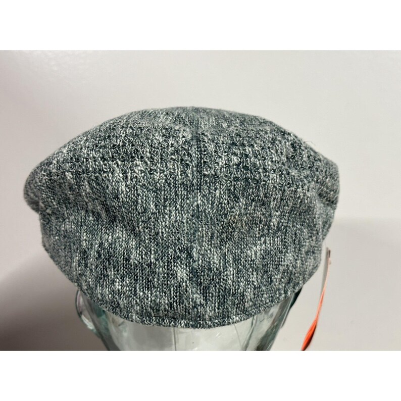 Kangol Flat Cap Hat Large Green & White Made in UK 502 Ventair Ivy Summer image 3
