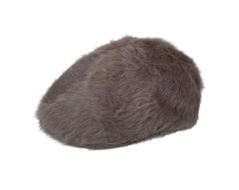 Kangol 504 Brun Furgora-keps Stor Angora Fuzzy Ivy-hatt NY