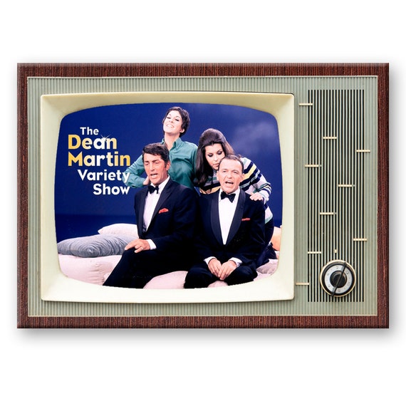 RETRO DEAN MARTIN VARIETY SHOW TV SHOW MAGNET~Thin Flexible Glossy 4 X 2.5 in. 