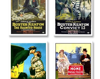 Buster Keaton Poster Etsy