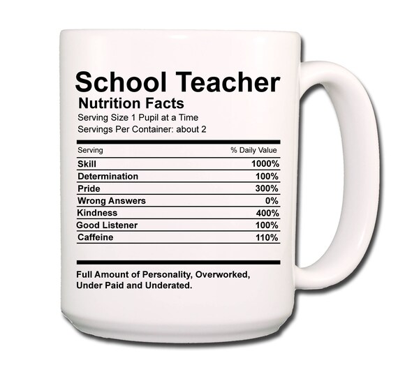 Professor Mug Professor Nutrition Facts Professor Appreciation Gifts 15 oz Coffee Mug Tea Cup White Professor Mug Professor Nutrition Facts Professor Appreciation Gifts 15 oz Coffee Mug Tea Cup White