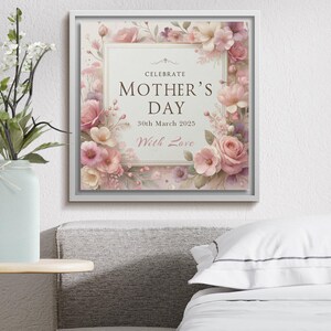 Édition limitée : fête des mères, cadeau imprimable pour la fête des mères, carte numérique pour la fête des mères, oeuvre d'art florale pour la fête des mères, image bricolage fête des mères