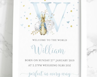 personalised peter rabbit christening gifts