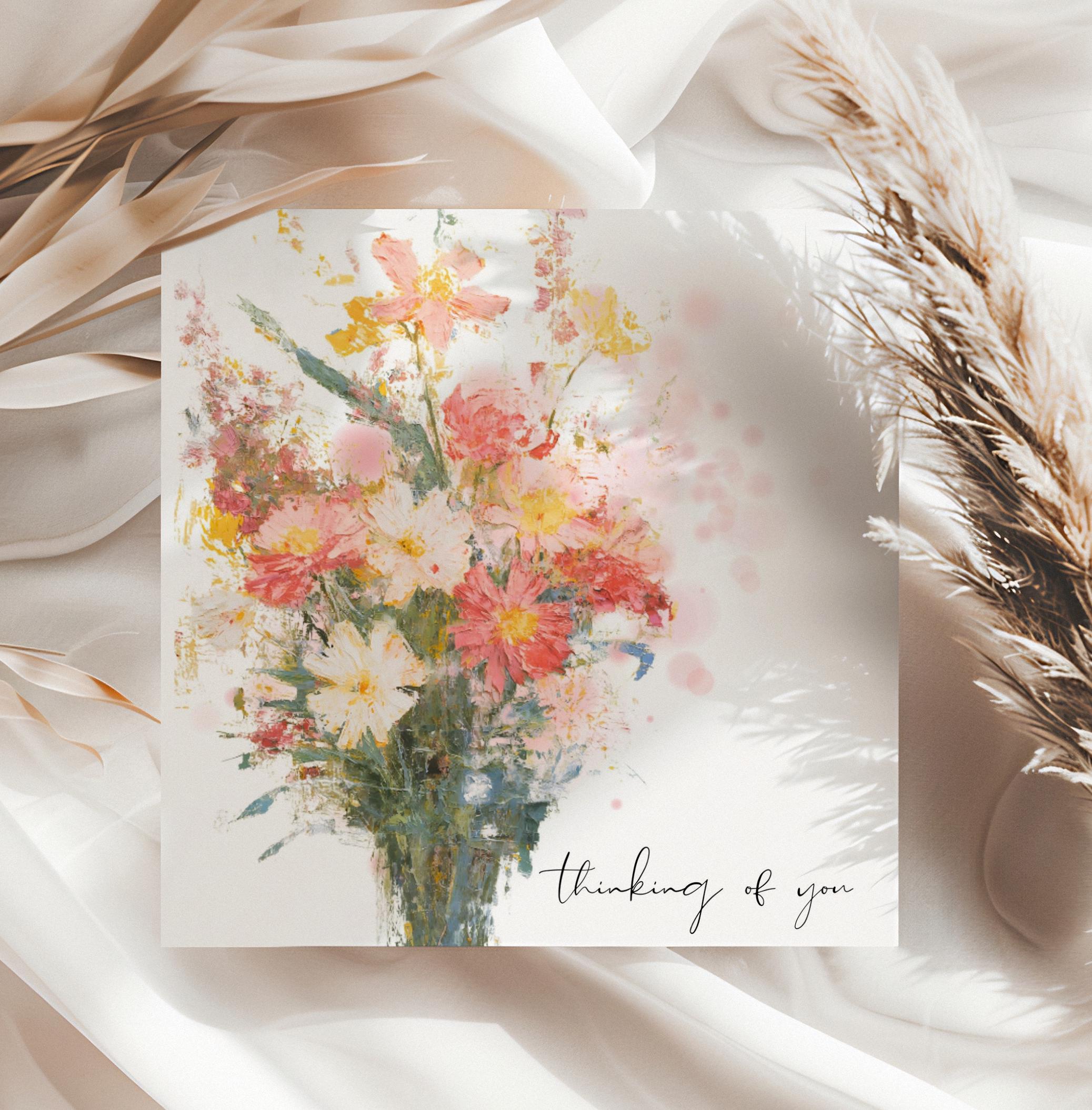 Sympathy Card - so Sorry for Your Loss Card, Floral Card, for Grief ...