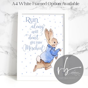 Peter Rabbit Beatrix Potter Baby Boy Nursery Decor Print Set | Etsy