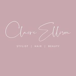 Pre-made Feminine Logo Design - elegant logo, hairdressing, beauty, photography logo, branding, simple logo, watermark