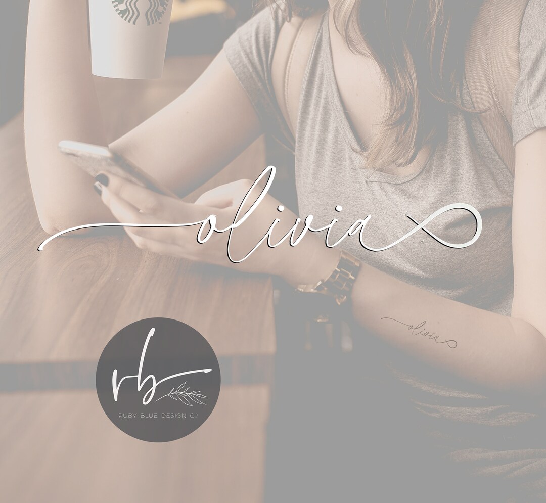 Tattoo Design Infinity Symbol Script Calligraphy Name - Etsy