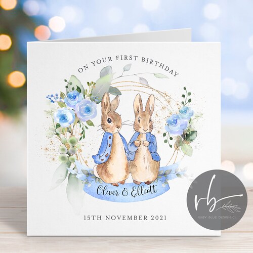 A Z Printable Peter Rabbit Birthday Card Personalised Etsy Canada A Z Printable Peter Rabbit Birthday Card Personalised Etsy Canada