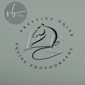 Pre-made Submark Logo,Equine Logo Design, Horse Logo, Mare Logo, Dressage Logo, Watermark, Logo Branding Package image 2