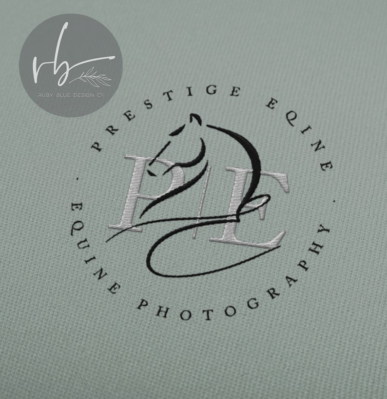 Pre-made Submark Logo,Equine Logo Design, Horse Logo, Mare Logo, Dressage Logo, Watermark, Logo Branding Package image 2