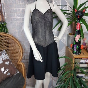 Black and silver dress UK size 12