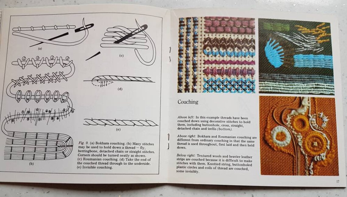 Vintage Reference Book on Embroidery - Etsy