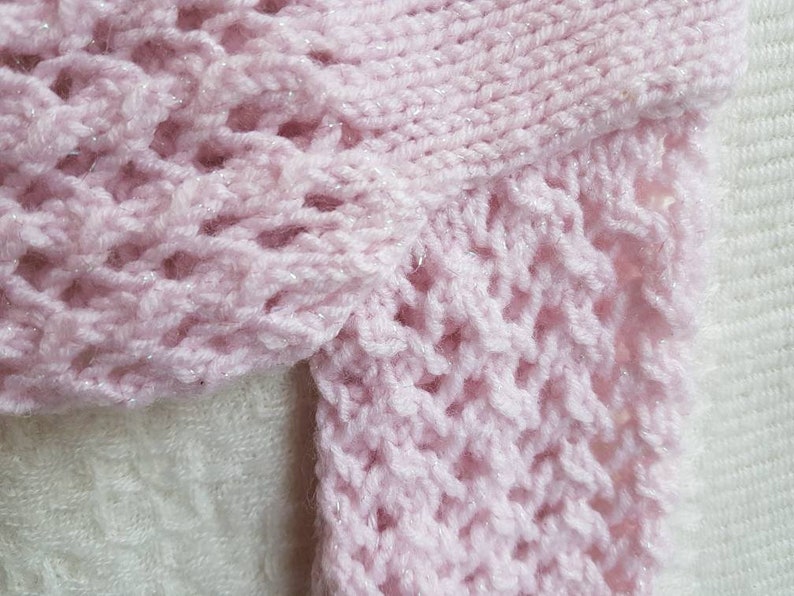 Vintage hand knitted baby cardigan 0-3 months