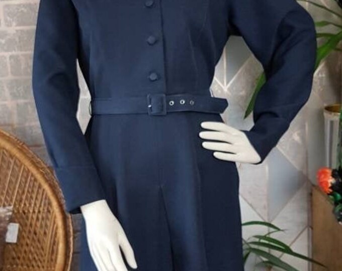 Military Style Shirt Dress Size 14 Etsy UK