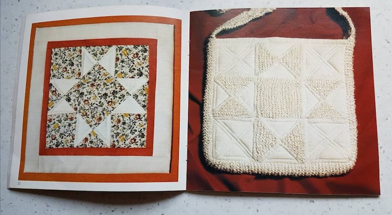 Vintage reference book on patchwork
