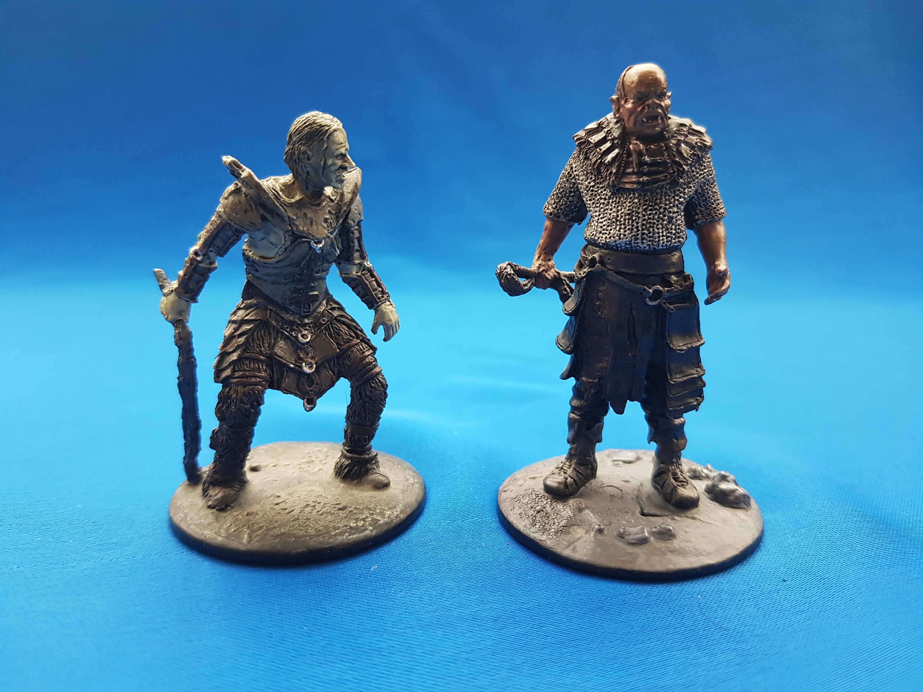 Lord of the Rings Figurines: Hand Painted Ork Brute & Gorbag Collectibles