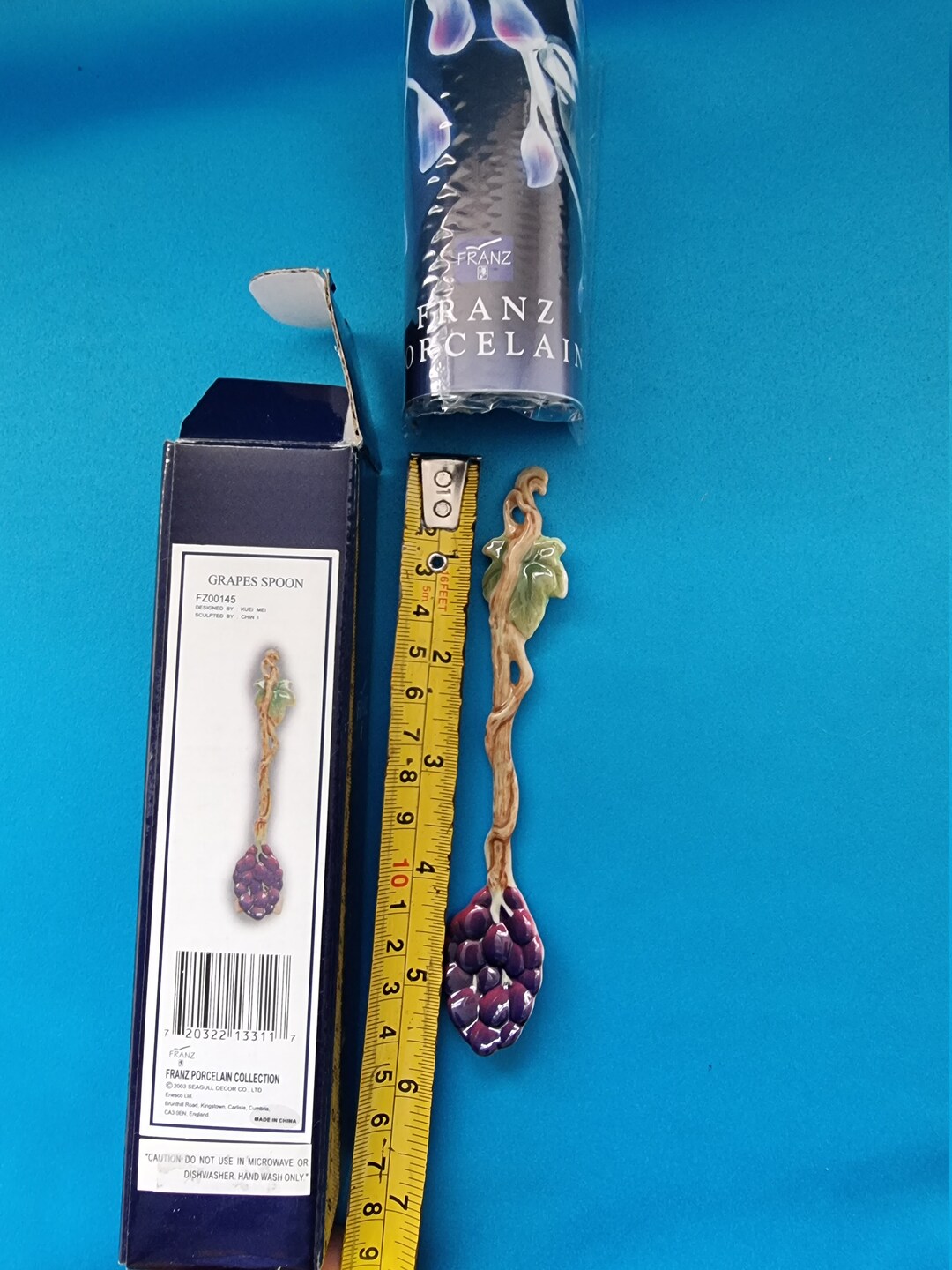 Franz Porcelain Spoon, Franz Porcelain, Porcelain Coffee Spoon, Pottery