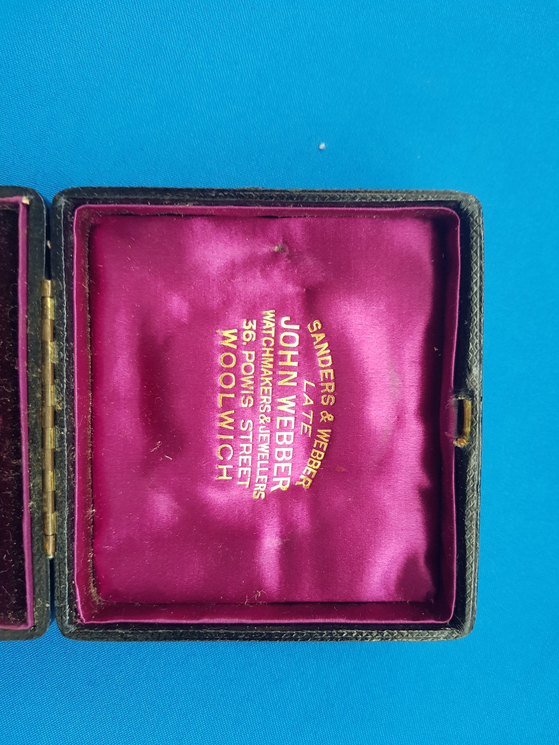 Leather Jewellery Box Antique Jewellery Box Vintage Velvet Etsy