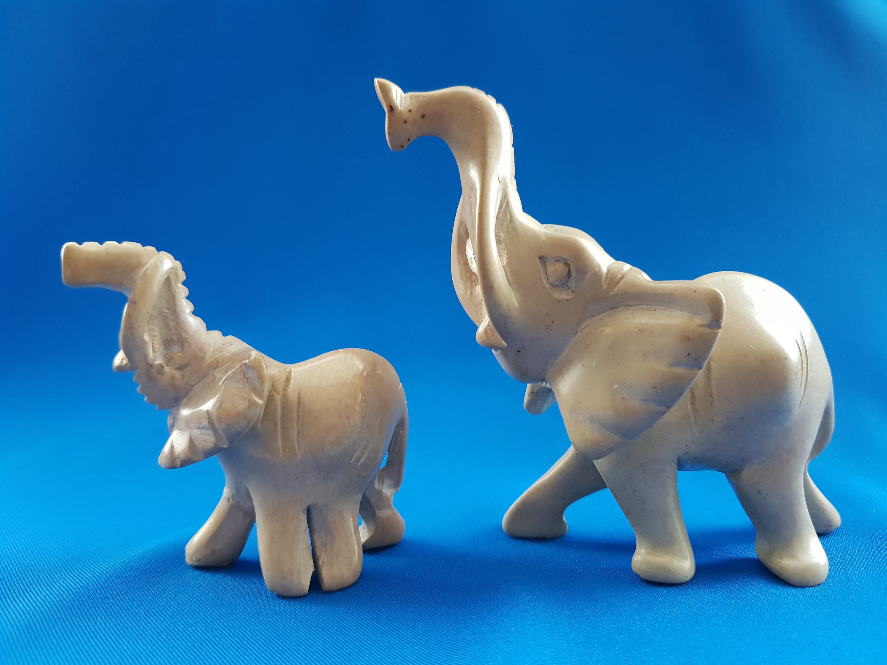 Soapstone Figurine Soapstone Animal Elephant Figurine Small Etsy