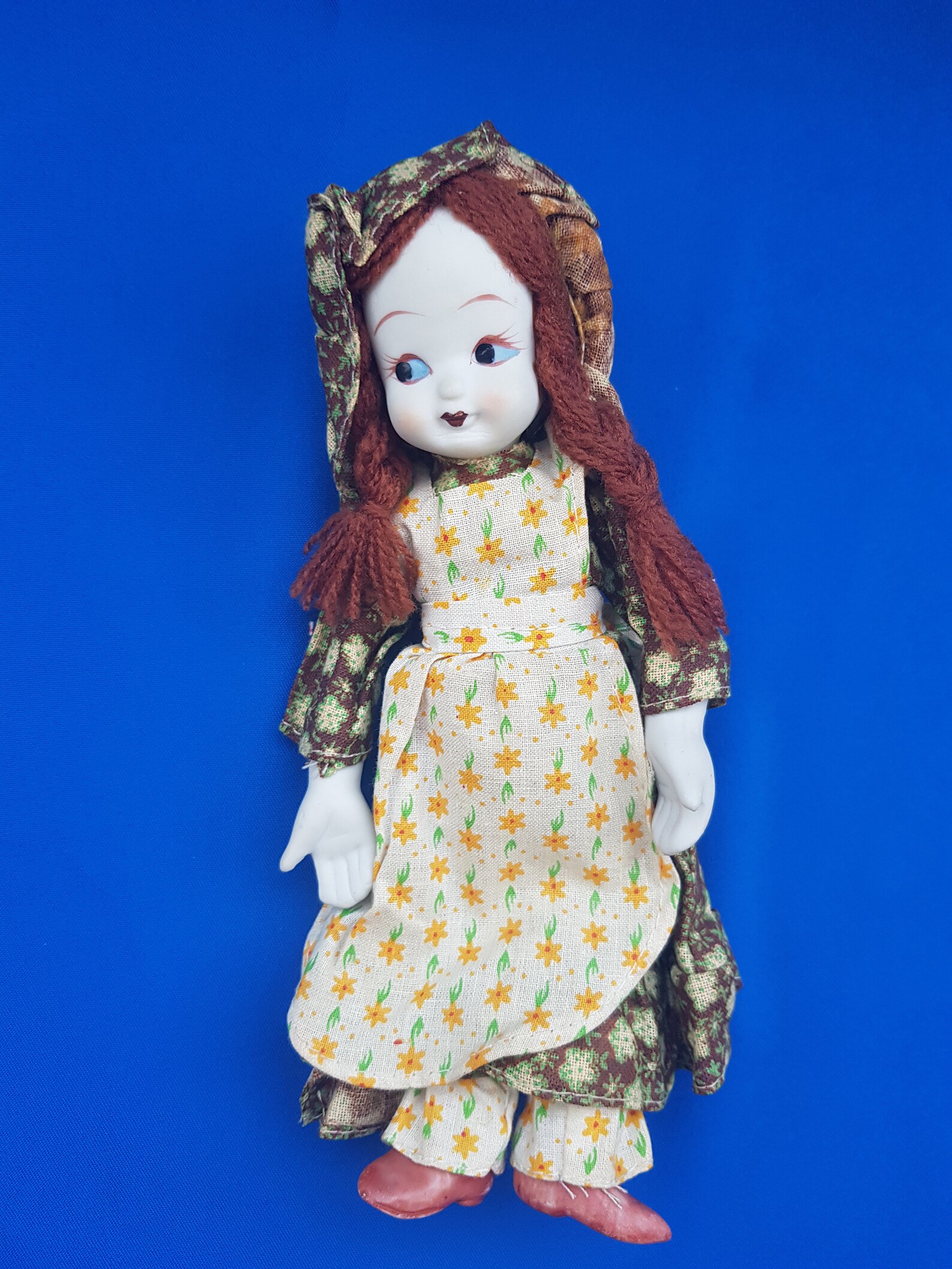 Vintage doll old doll folklore Doll girl figurine antique Etsy