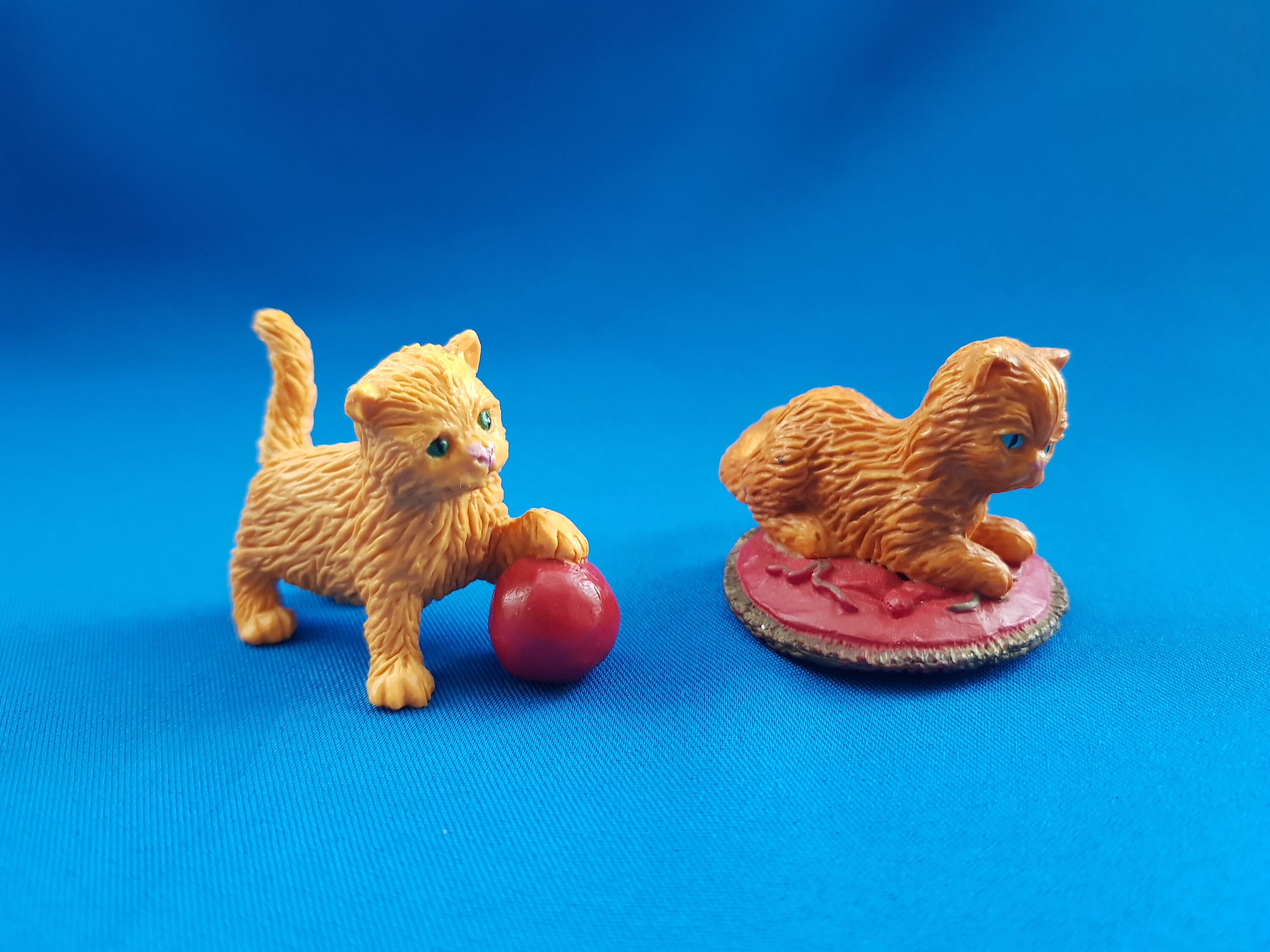 Small Cat Figure Rubber Cat Figurine Cat Figurine Resin Cat Etsy