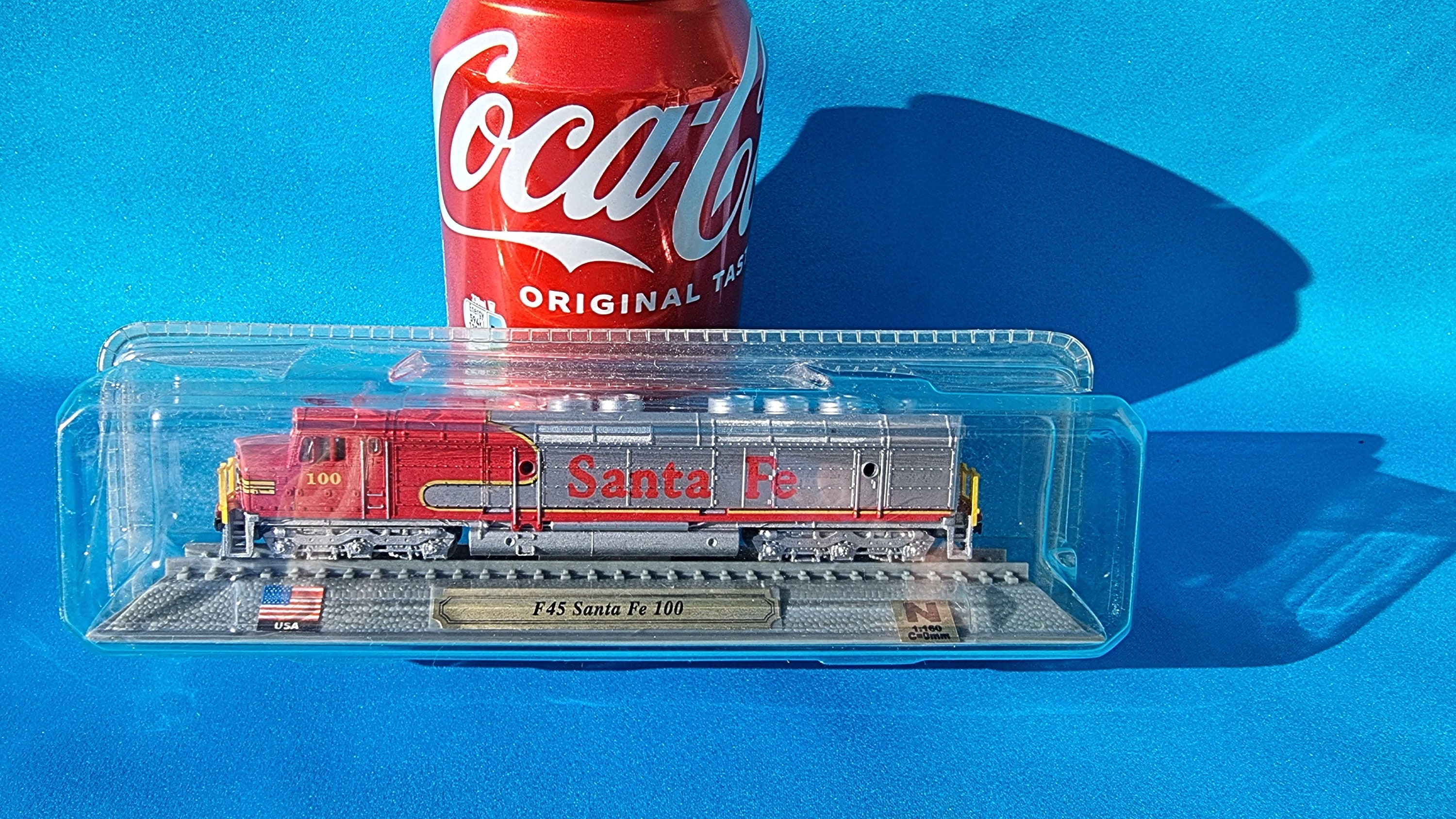 Vintage F45 Santa Fe Train Model - Del Prado Locomotive - Etsy