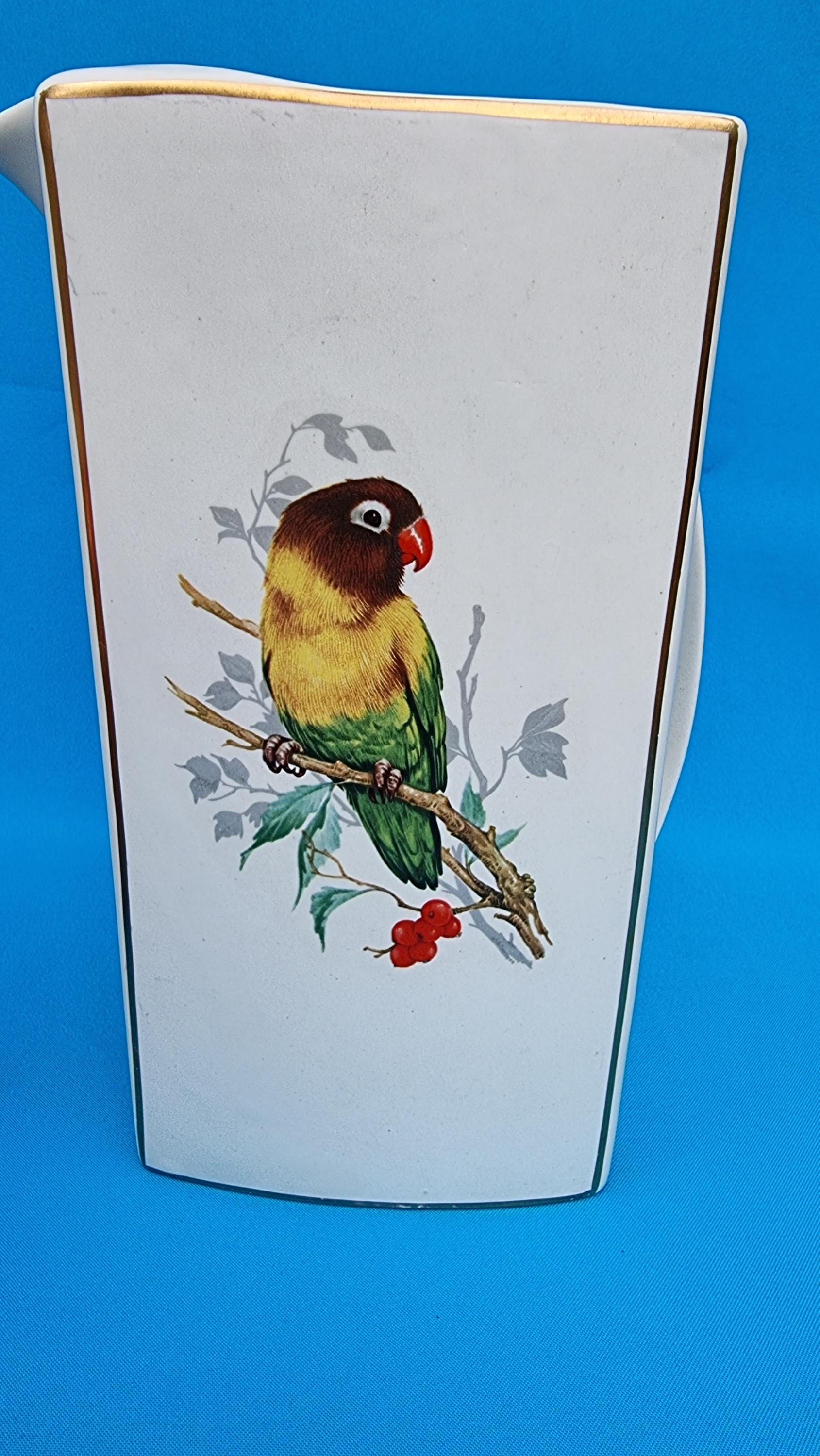 イギリス　Carlton ware (カールトンウェア)花瓶 Carlton Ware Vase With Bird Design - Etsy