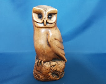 ヴィンテージ樹脂製フクロウ像、コレクター向けデザイン - Etsy 日本