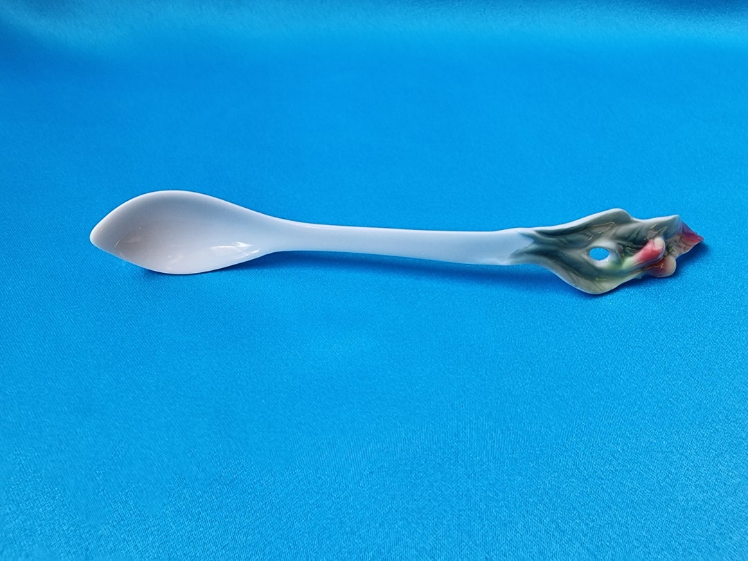 Franz Porcelain Spoon, Franz Porcelain, Porcelain Coffee Spoon