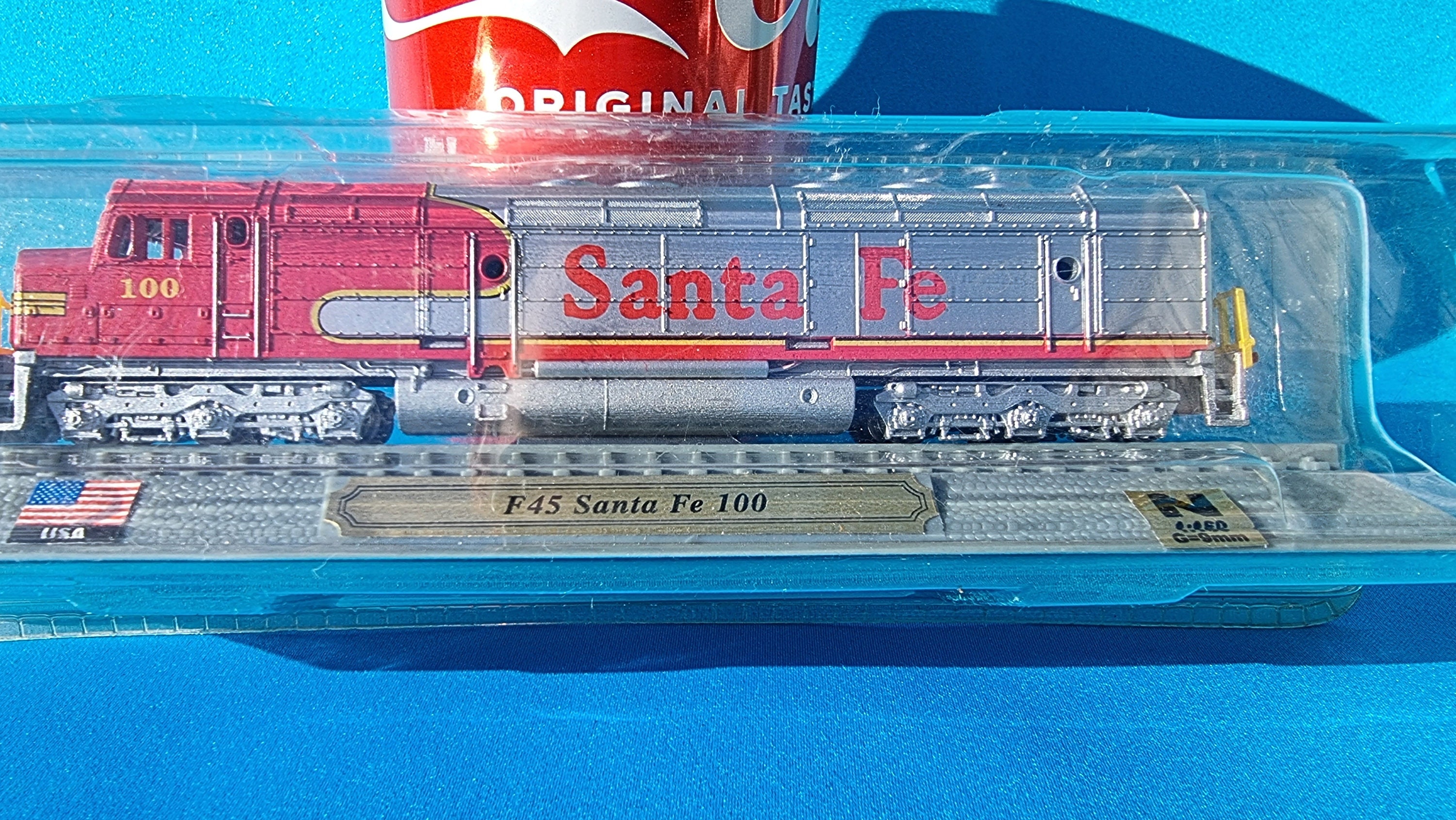 Vintage F45 Santa Fe Train Model - Del Prado Locomotive - Etsy