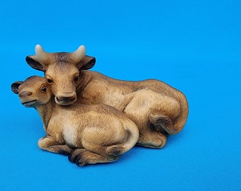 黒と白の牛 / 置物 / 重い / 鉄製 / 黒 / 白 / 牛 / 鉄製の牛 / 動物
