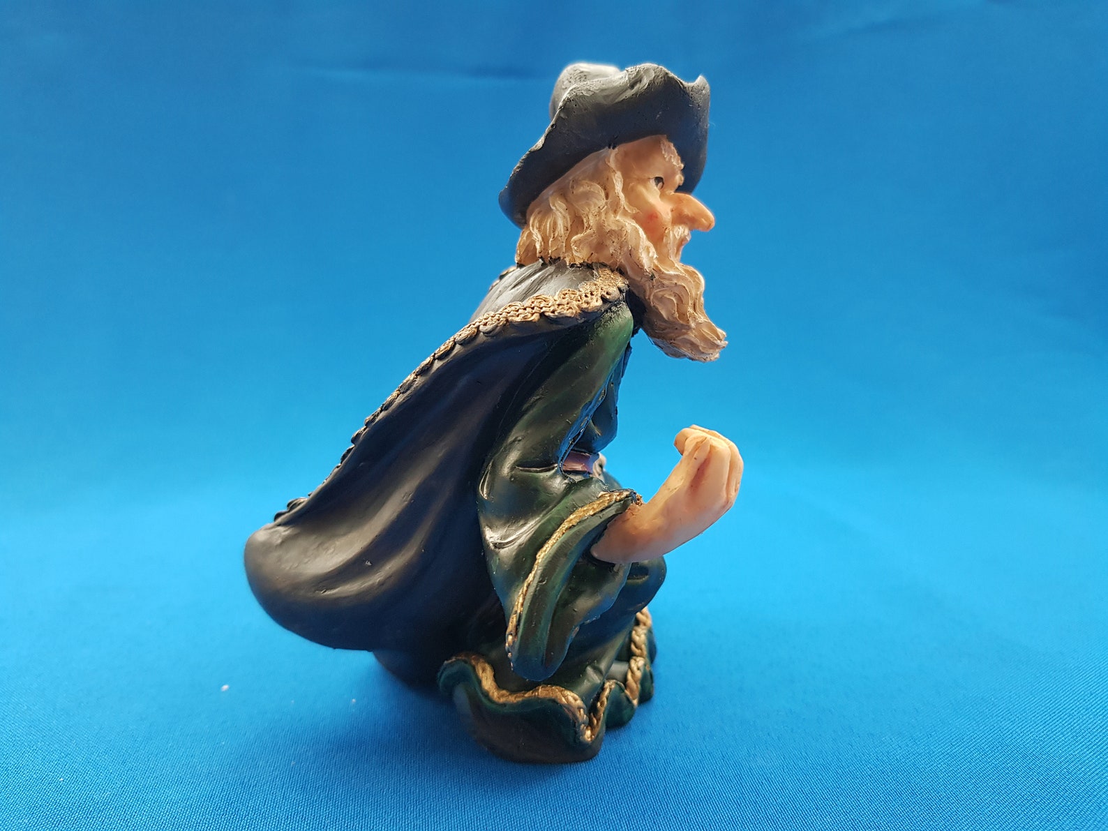Wizard figurine skull figurine skeleton figurine Etsy