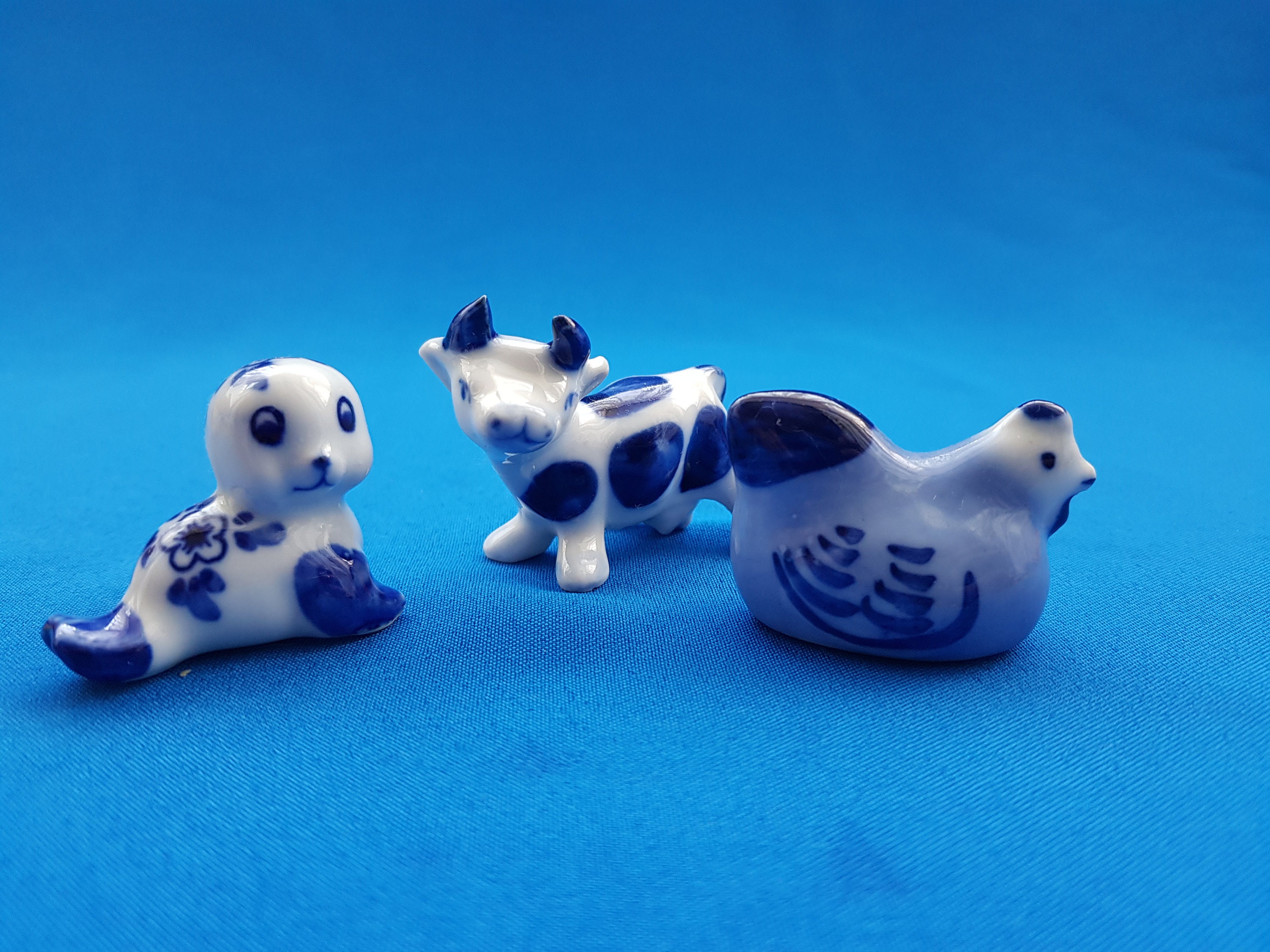 Animals Figures porcelain animals figure porcelain figurine Etsy