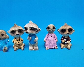 Meerkat figurine, resin Meerkat figurine, Meerkat