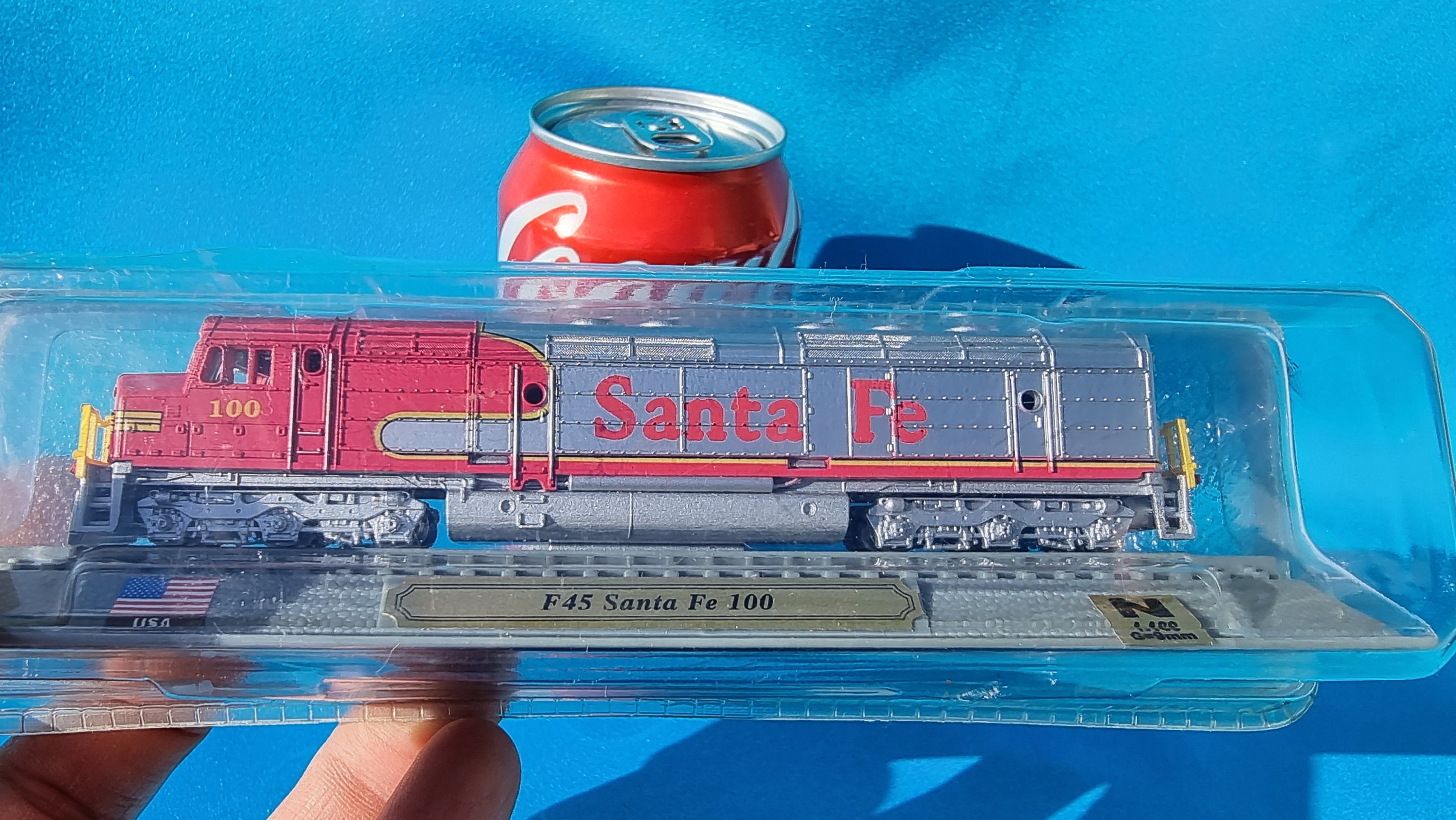 Vintage F45 Santa Fe Train Model - Del Prado Locomotive - Etsy