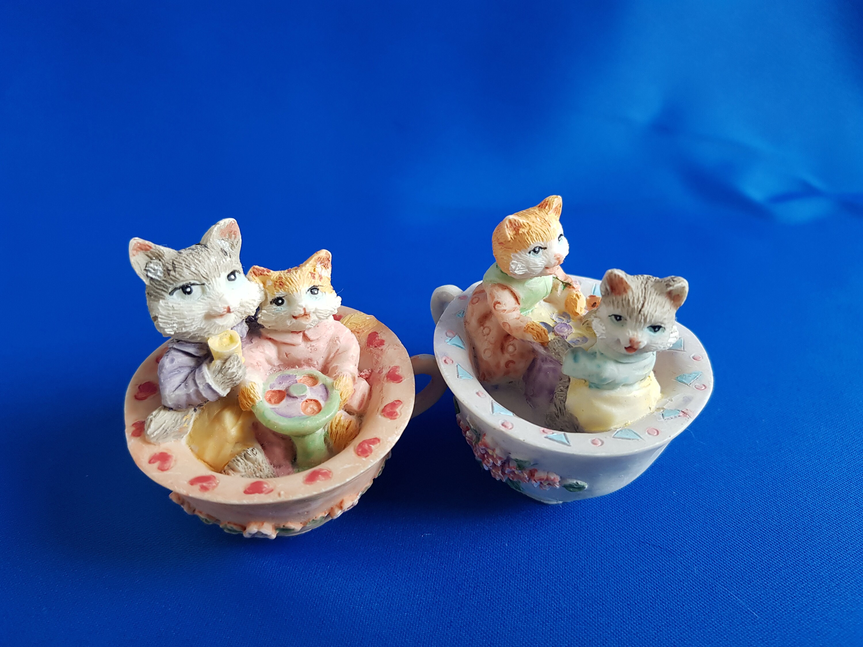 Resin cat figurine cat figurine resin figurine small cat Etsy