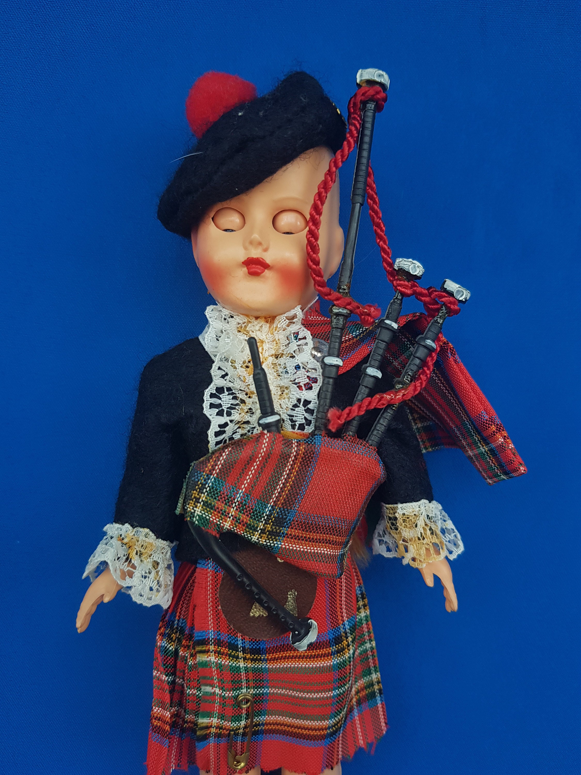 Scottish Bagpipes Bagpipes Souvenir Doll Vintage Doll Etsy UK