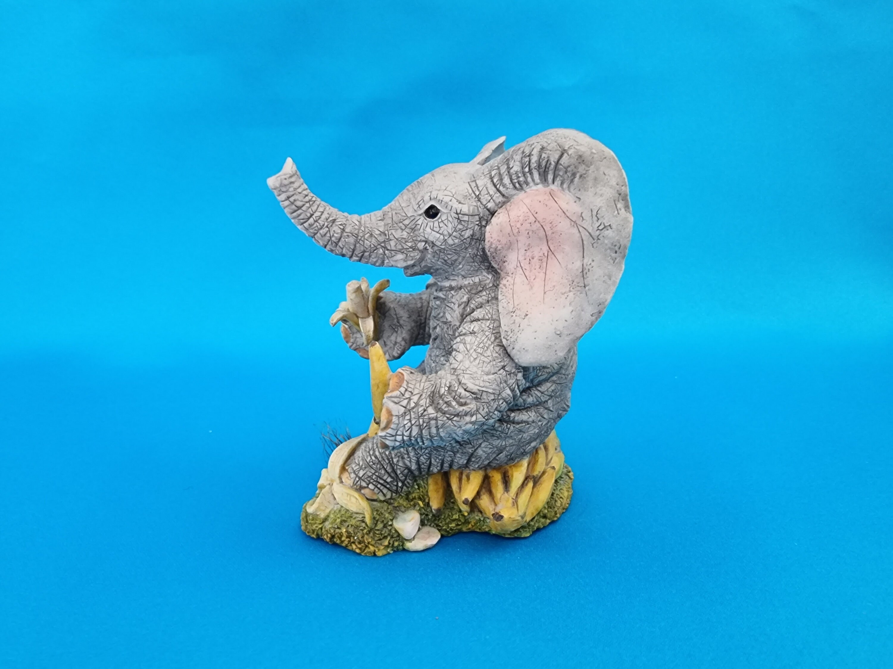 Tuskers Elephant Elephant Figure Pottery Elephant Figurine Etsy UK