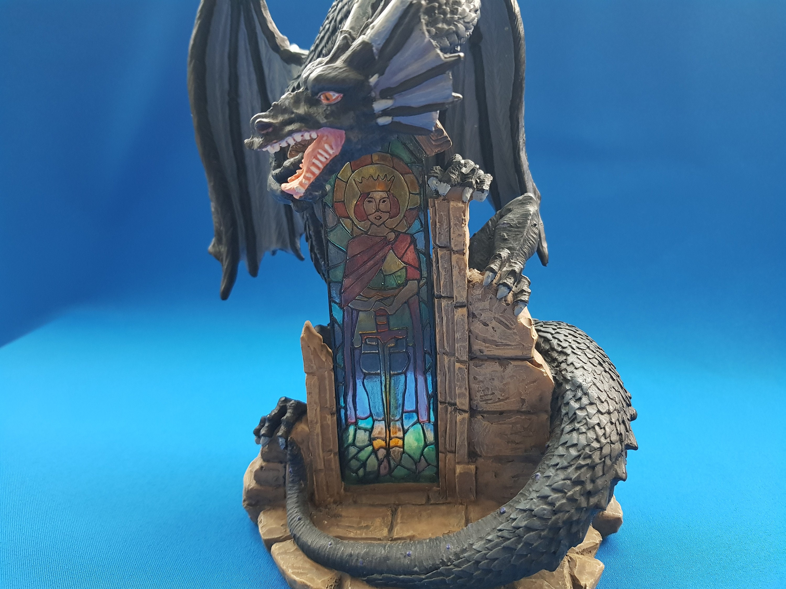 Dragon Figurine Resin Dragon Figure Land of the dragons Etsy