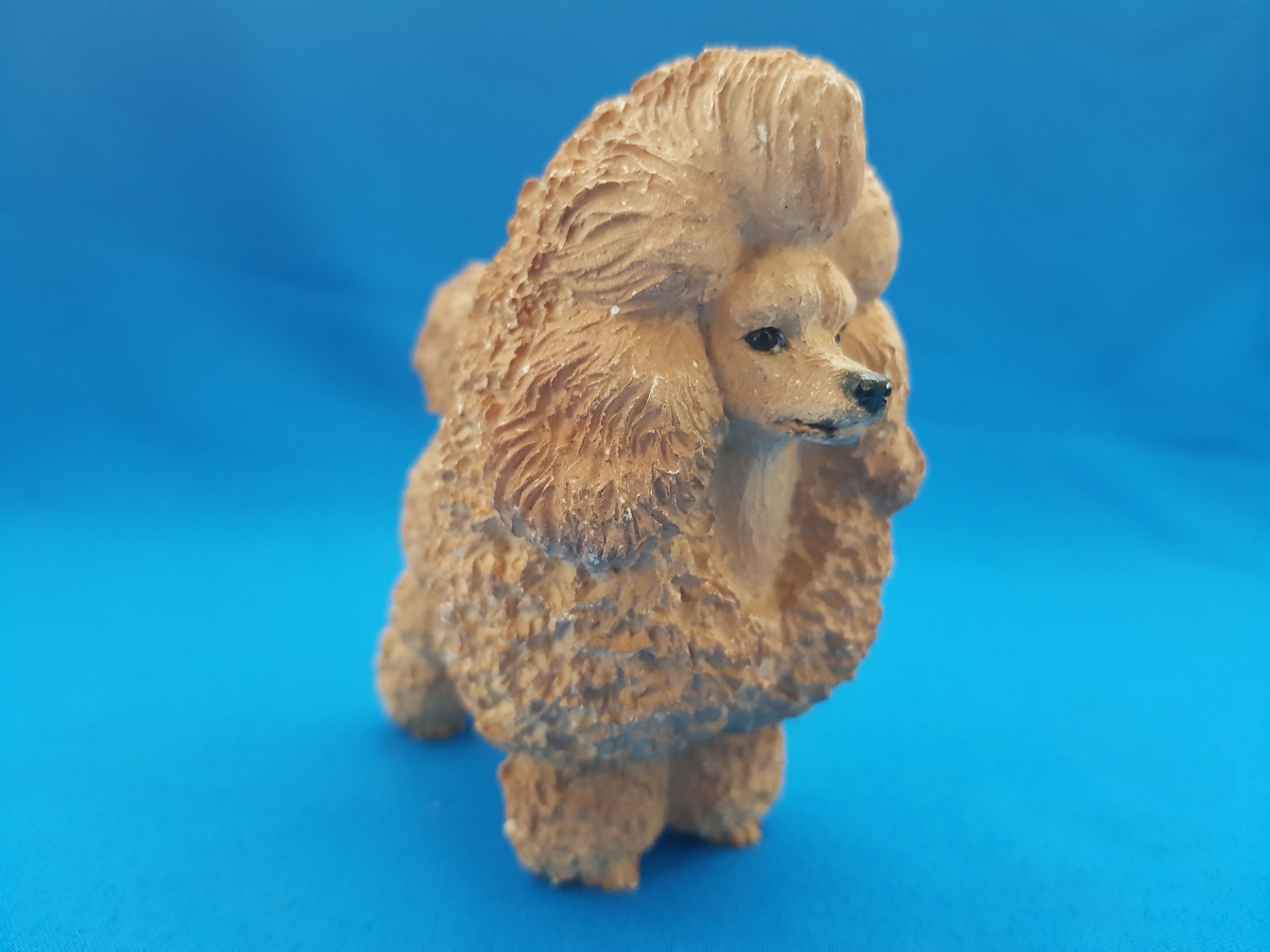 Poodle dog figurine dog figurine dog sculpture dog | Etsy