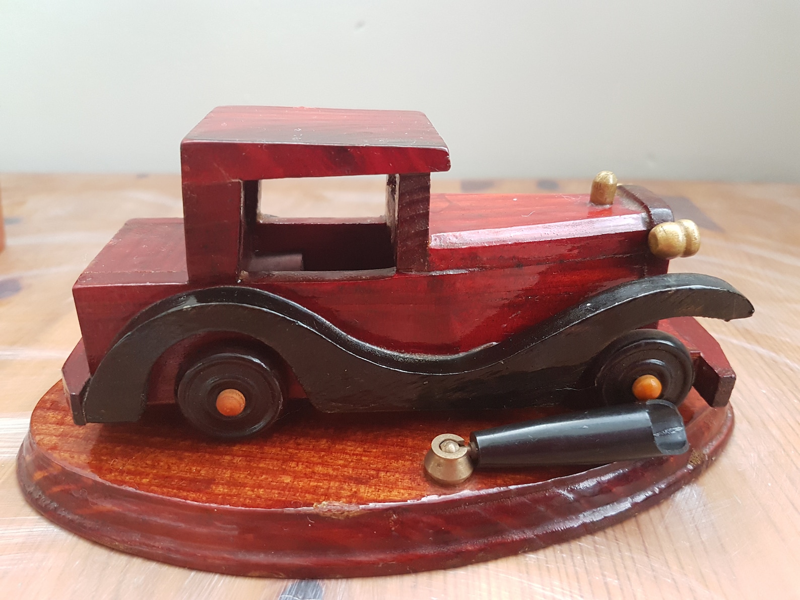 Car pen holder wooden pen holder wooden car vintage car Etsy