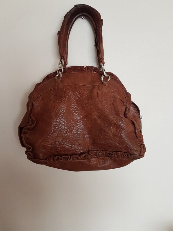 antique leather bag
