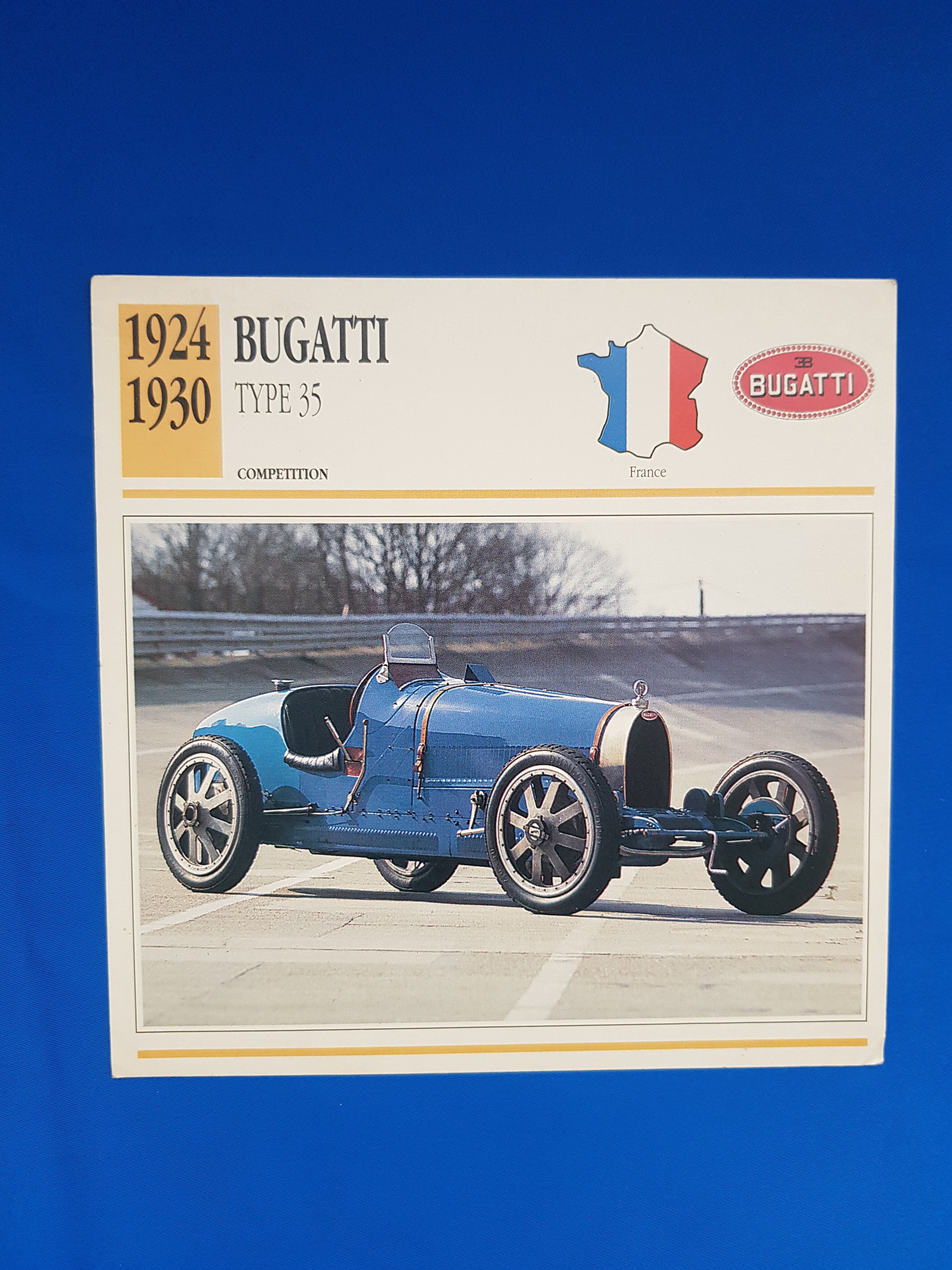 1924 Bugatti French France Automobile Car Vintage Advertisement Art Poster Print 1924 Bugatti French France Automobile Car Vintage Advertisement Art Poster Print